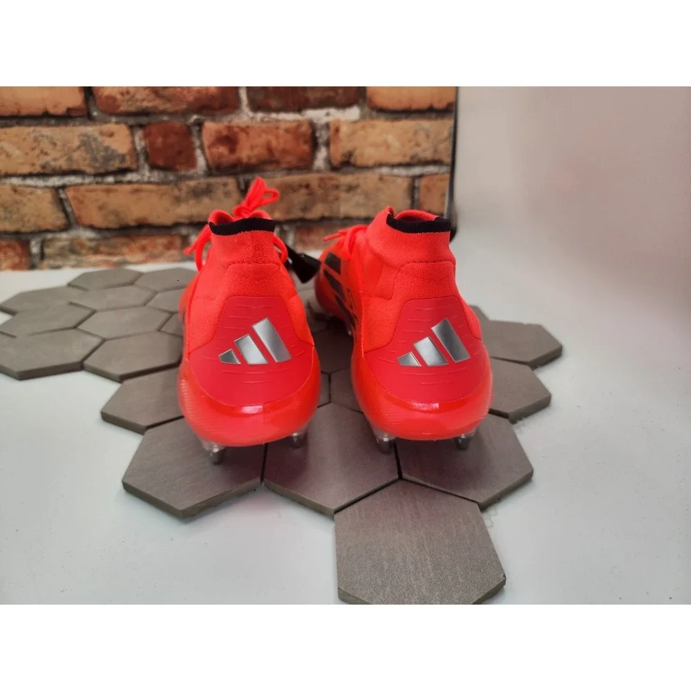 Adidas F50 Elite Mid SG Turbo Aurora Hot Pink Red Women's Sz 12.5‎ Men's Size 11